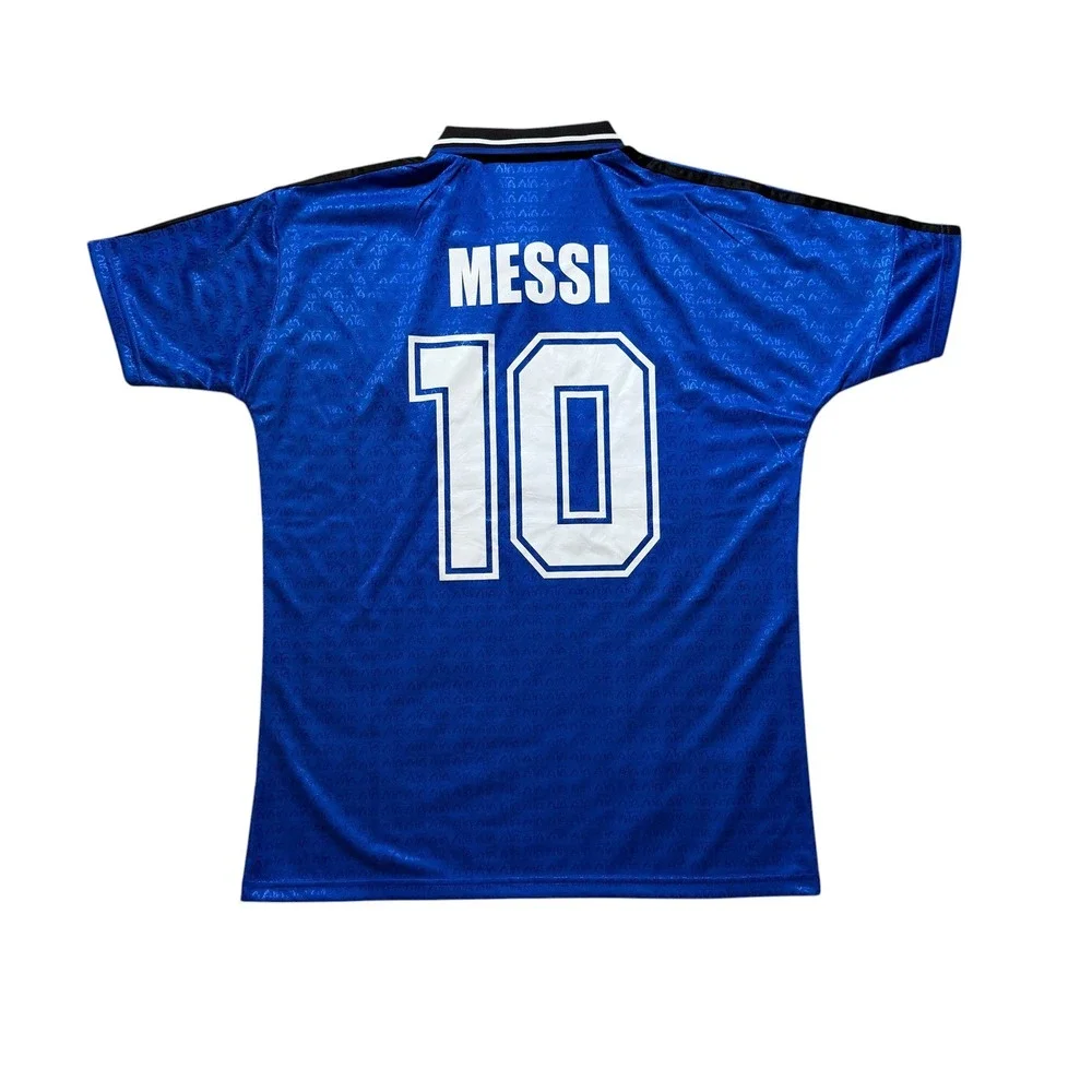 Adidas Argentina Messi 10 Away Jersey Size Medium Blue 1994 Retro Style Soccer